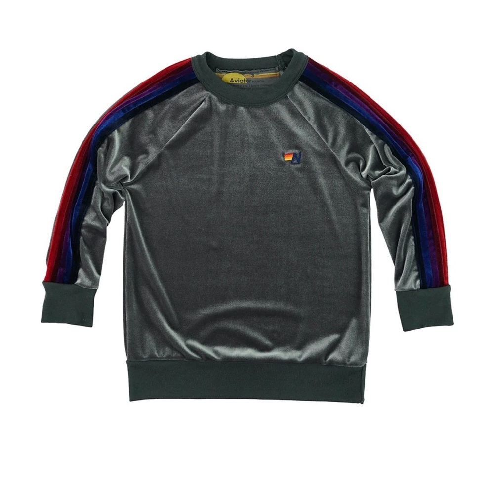 Aviator Nation Velvet Stripe Matching Set